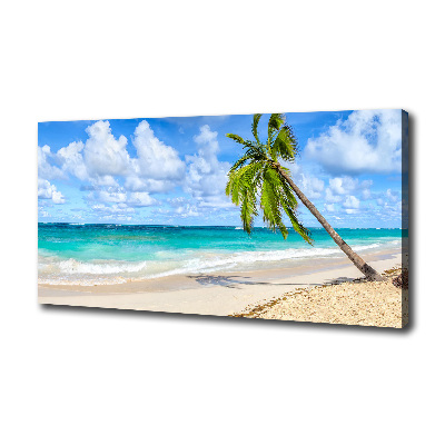 Cuadro canvas con impresión uv duradera horizontal Playa tropical