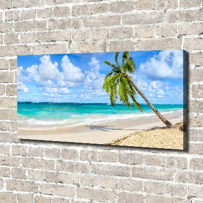 Cuadro canvas con impresión uv duradera horizontal Playa tropical