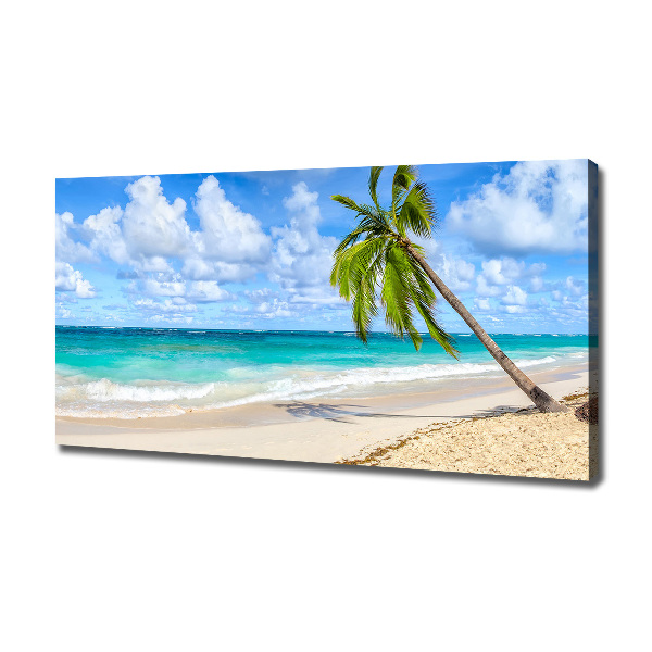 Cuadro canvas con impresión uv duradera horizontal Playa tropical