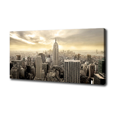 Cuadro canvas con impresión uv duradera horizontal Manhattan Nueva York