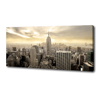 Cuadro canvas con impresión uv duradera horizontal Manhattan Nueva York