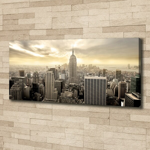 Cuadro canvas con impresión uv duradera horizontal Manhattan Nueva York