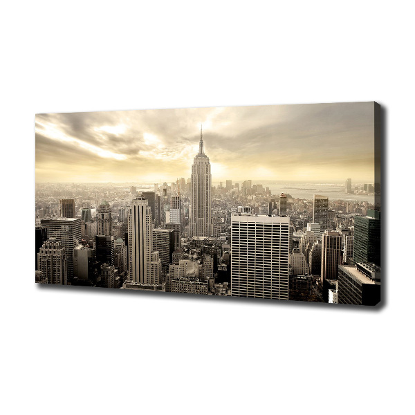 Cuadro canvas con impresión uv duradera horizontal Manhattan Nueva York