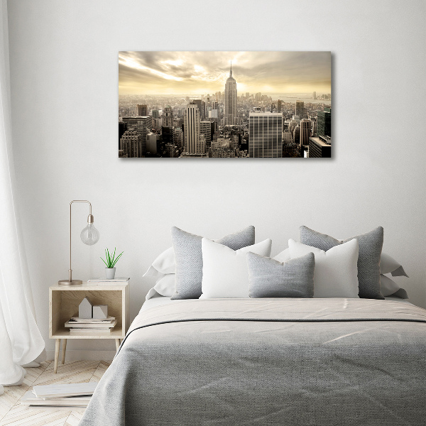 Cuadro canvas con impresión uv duradera horizontal Manhattan Nueva York