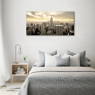 Cuadro canvas con impresión uv duradera horizontal Manhattan Nueva York