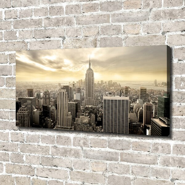 Cuadro canvas con impresión uv duradera horizontal Manhattan Nueva York