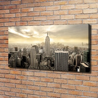 Cuadro canvas con impresión uv duradera horizontal Manhattan Nueva York