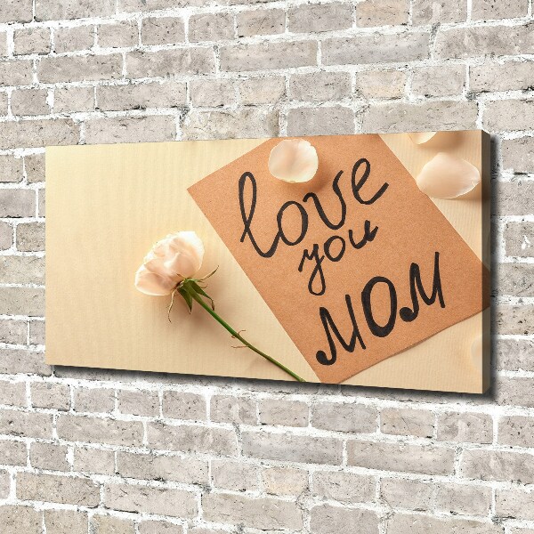 Fotocuadro en lienzo de alta calidad horizontal Día de la Madre