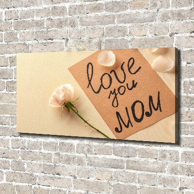 Fotocuadro en lienzo de alta calidad horizontal Día de la Madre