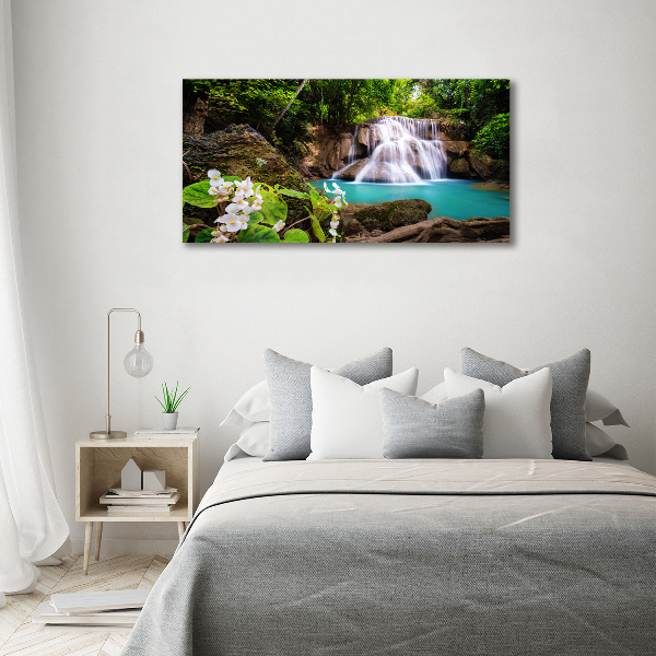 Cuadro canvas con impresión uv duradera horizontal Cascada de Tailandia