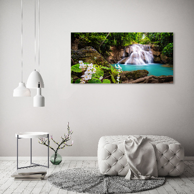 Cuadro canvas con impresión uv duradera horizontal Cascada de Tailandia