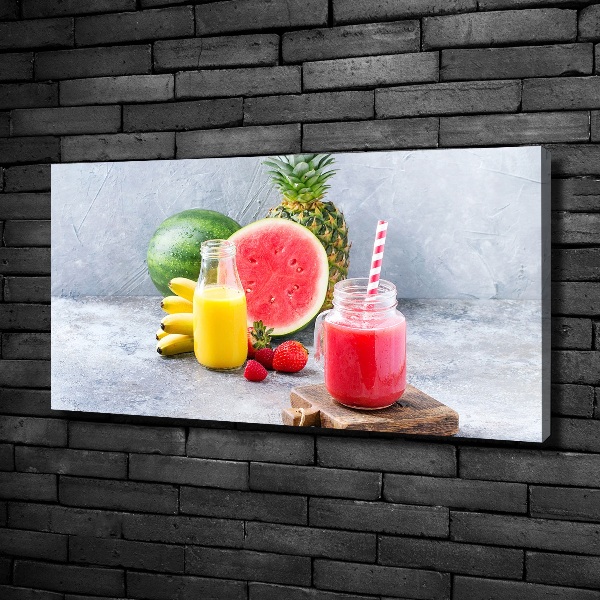 Foto en lienzo con acabado profesional horizontal Cóctel de frutas