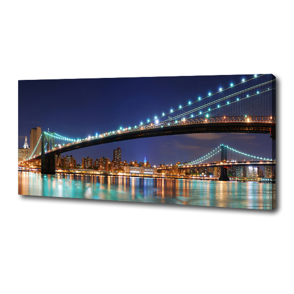 Cuadro canvas con impresión uv duradera horizontal Manhattan Nueva York