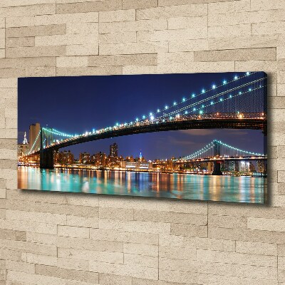 Cuadro canvas con impresión uv duradera horizontal Manhattan Nueva York
