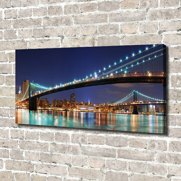 Cuadro canvas con impresión uv duradera horizontal Manhattan Nueva York