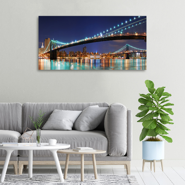 Cuadro canvas con impresión uv duradera horizontal Manhattan Nueva York