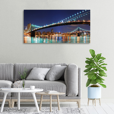 Cuadro canvas con impresión uv duradera horizontal Manhattan Nueva York