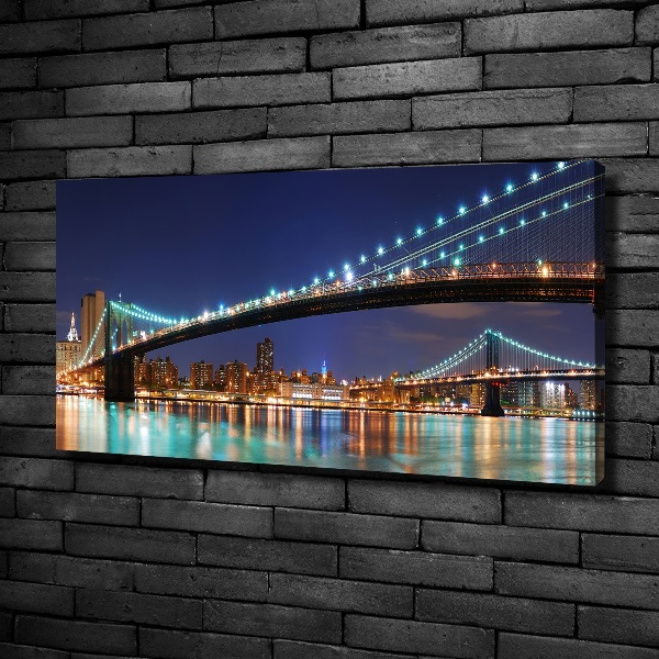 Cuadro canvas con impresión uv duradera horizontal Manhattan Nueva York