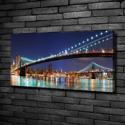 Cuadro canvas con impresión uv duradera horizontal Manhattan Nueva York
