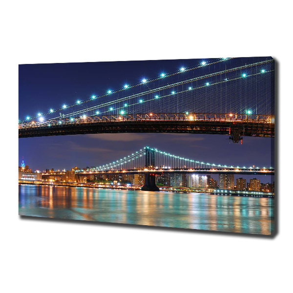 Cuadro canvas con impresión uv duradera horizontal Manhattan Nueva York