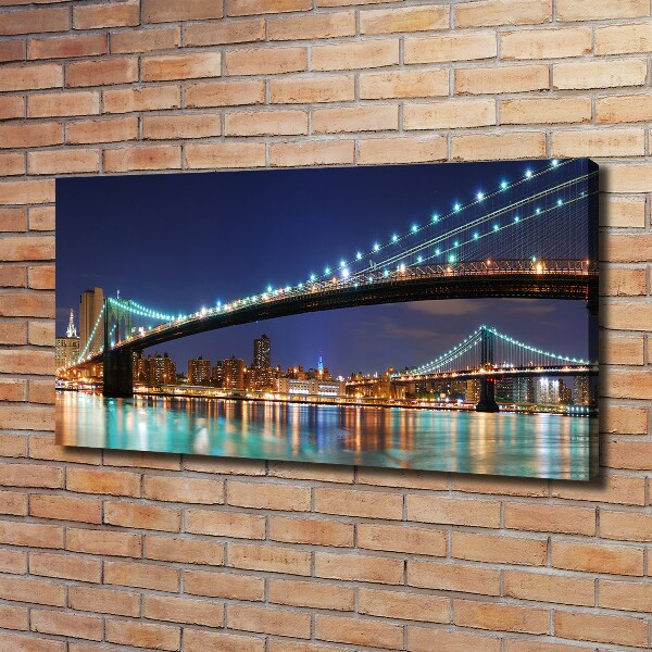 Cuadro canvas con impresión uv duradera horizontal Manhattan Nueva York