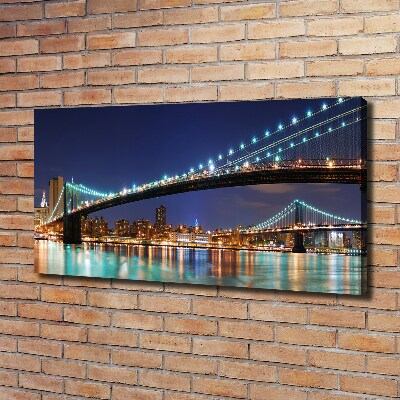 Cuadro canvas con impresión uv duradera horizontal Manhattan Nueva York