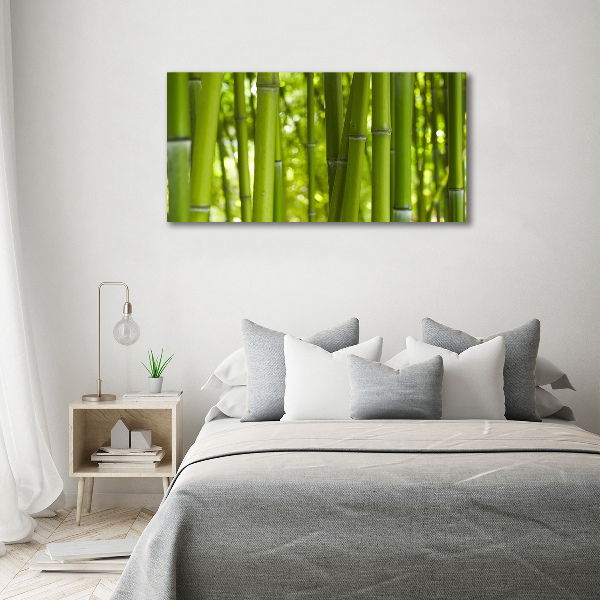 Fotocuadro en lienzo de alta calidad horizontal Bambú
