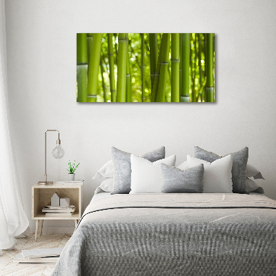 Fotocuadro en lienzo de alta calidad horizontal Bambú
