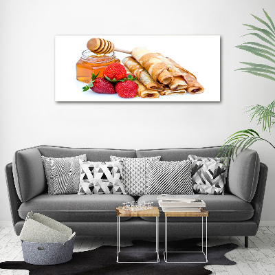Cuadro canvas con impresión uv duradera horizontal Deliciosos panqueques