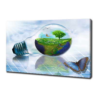 Cuadro canvas con impresión uv duradera horizontal Recursos ecológicos
