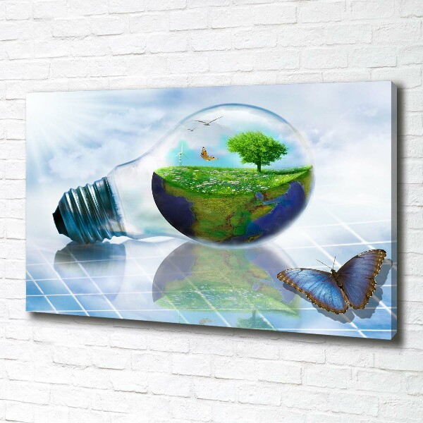 Cuadro canvas con impresión uv duradera horizontal Recursos ecológicos