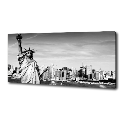 Fotocuadro en lienzo de alta calidad horizontal Estatua de la Libertad