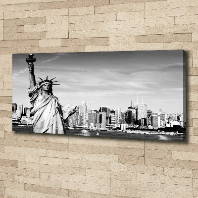 Fotocuadro en lienzo de alta calidad horizontal Estatua de la Libertad