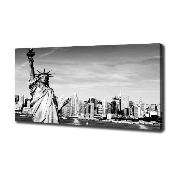 Fotocuadro en lienzo de alta calidad horizontal Estatua de la Libertad