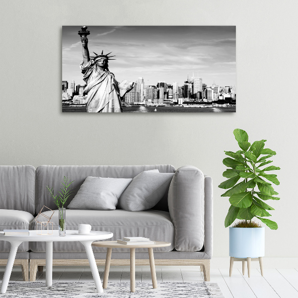 Fotocuadro en lienzo de alta calidad horizontal Estatua de la Libertad