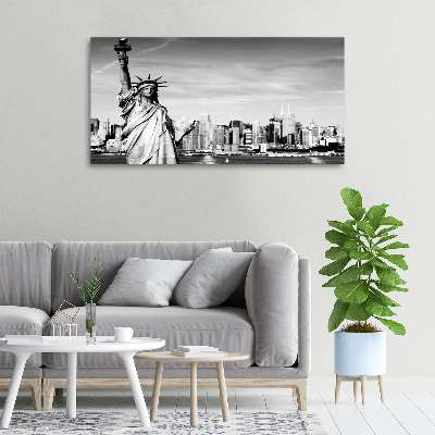Fotocuadro en lienzo de alta calidad horizontal Estatua de la Libertad