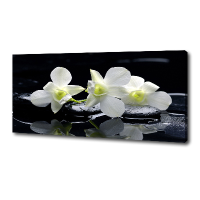 Cuadro canvas con impresión uv duradera horizontal Orquídea