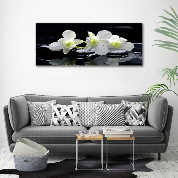Cuadro canvas con impresión uv duradera horizontal Orquídea