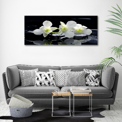 Cuadro canvas con impresión uv duradera horizontal Orquídea