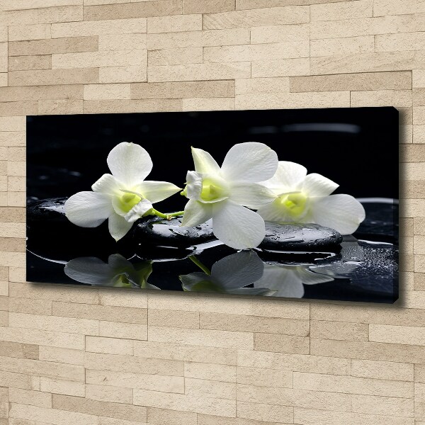 Cuadro canvas con impresión uv duradera horizontal Orquídea