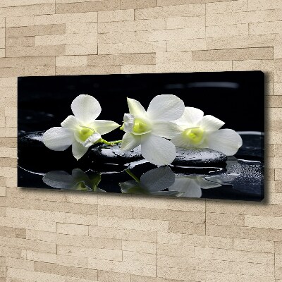 Cuadro canvas con impresión uv duradera horizontal Orquídea