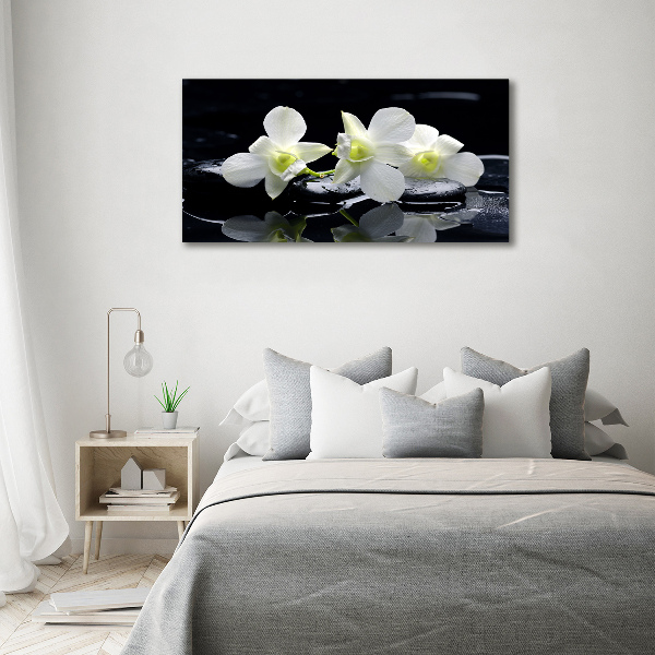 Cuadro canvas con impresión uv duradera horizontal Orquídea