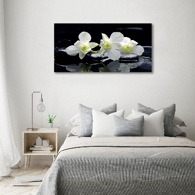 Cuadro canvas con impresión uv duradera horizontal Orquídea