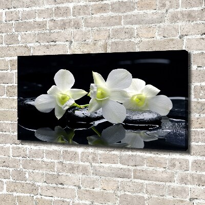 Cuadro canvas con impresión uv duradera horizontal Orquídea