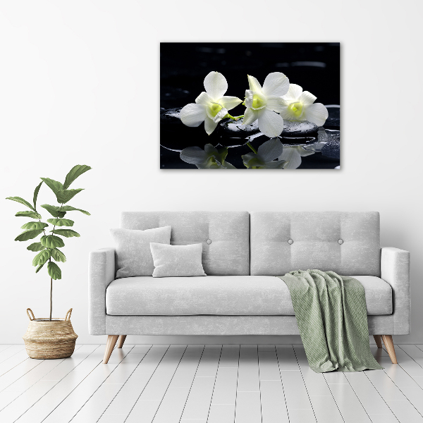Cuadro canvas con impresión uv duradera horizontal Orquídea