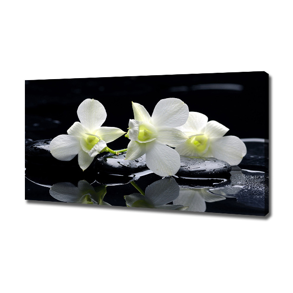 Cuadro canvas con impresión uv duradera horizontal Orquídea
