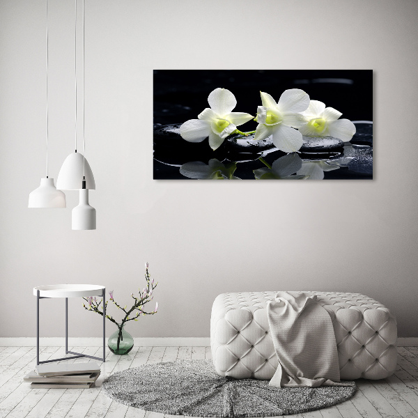 Cuadro canvas con impresión uv duradera horizontal Orquídea