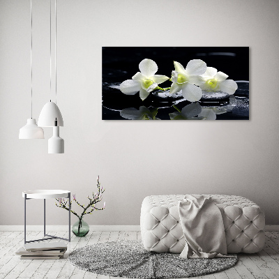 Cuadro canvas con impresión uv duradera horizontal Orquídea