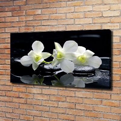 Cuadro canvas con impresión uv duradera horizontal Orquídea