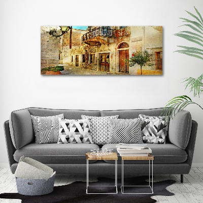 Fotocuadro en lienzo de alta calidad horizontal Calles en Grecia